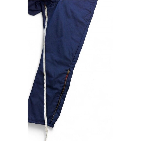 VTG Walls Blizzard -Pruf Insulated Coveralls Mens Small Short USA Navy Workwear - Picture 10 of 11